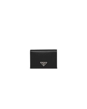 Prada Small Saffiano Leather Wallet - Black