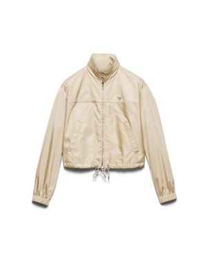 Prada Re-Nylon Blouson Jacket - White