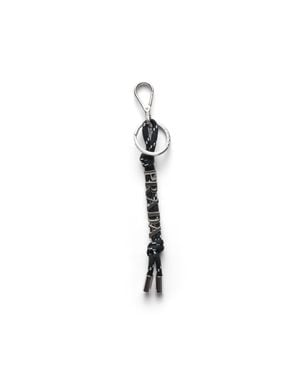 Prada Speedrock Cord Key Ring - White