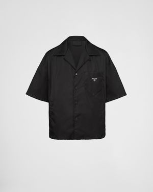 Prada Re-Nylon Short-Sleeved Shirt - Black