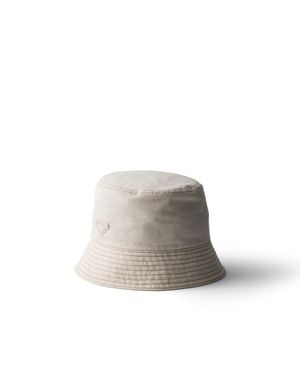 Prada Denim Bucket Hat - Grey