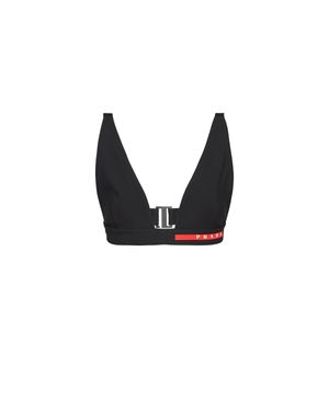 Prada Stretch Jersey Swimsuit Top - Black