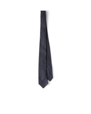 Prada Silk Tie - White