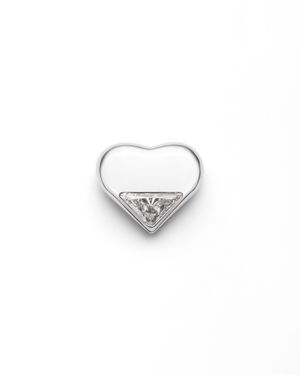 Prada Eternal Nano Heart Single Earring - Blue