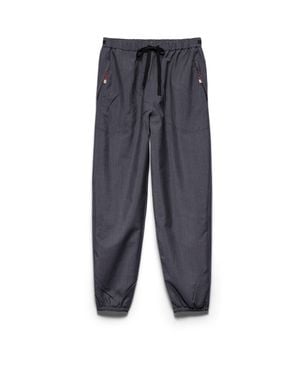 Prada Jogginghose Aus Light Mohair, Damen, Größe - Blau