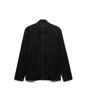 Prada Stretch Cotton Shirt - Black