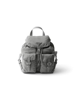 Prada Small Re-Nylon Backpack - Grey