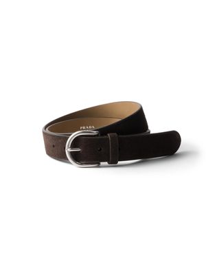 Prada Suede Belt - Multicolour