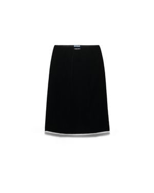 Prada Velvet Underskirt - Black