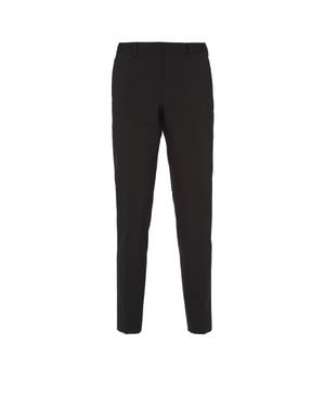 Prada Light Stretch Wool Pants - Black