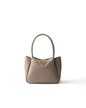 Prada Small Leather Bag, Clay - Gray