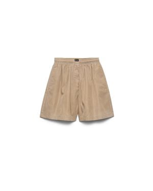 Prada Washed Re-Nylon Shorts - Natural