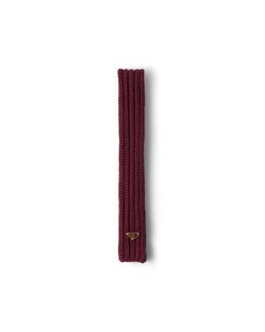 Prada Wool Scarf - Red
