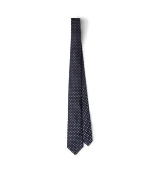 Prada Silk Tie - Blue
