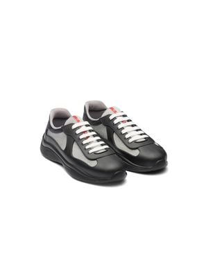 Prada Recycled Polyester-blend Sneakers - Black