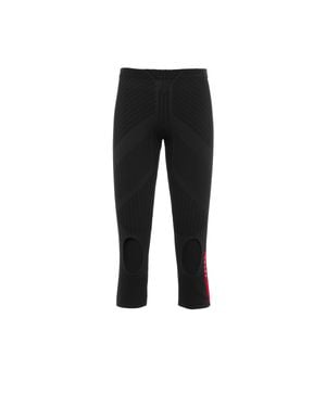 Prada Polyester Cut-out leggings - Black