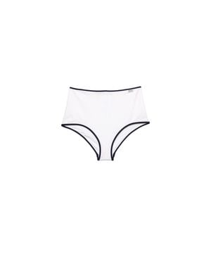 Prada Jersey Bikini Panty - White