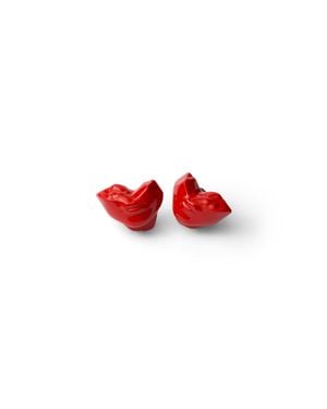 Prada Resin And Metal Cufflinks - Red