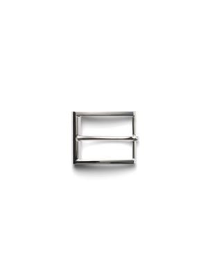 Prada Metal Belt Buckle - White