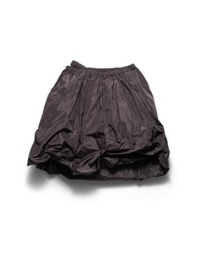 Prada Technical Taffeta Skirt, Hematite - Multicolor
