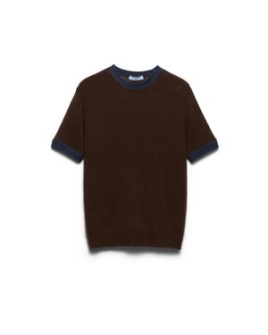 Prada Cashmere Crew-Neck Jumper, Dark - Brown