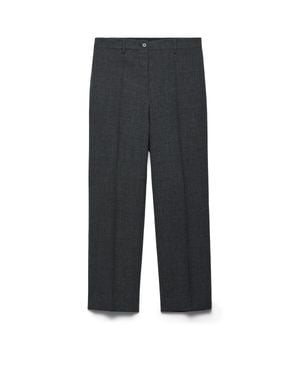 Prada Rush Stitch Trousers - Grey