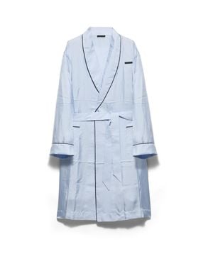 Prada Silk Robe - Blue