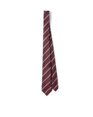 Prada Silk Tie - Purple