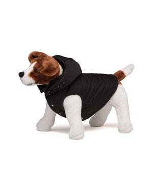 Prada Re-Nylon Puffer Dog Coat With Hood - Black