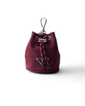 Prada Bag-Shape Key Ring - Red