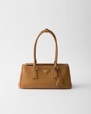 Prada Galleria Medium Leather Bag - White