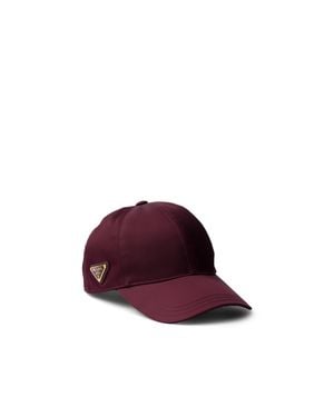 Prada Re-Nylon Baseball Cap - Purple
