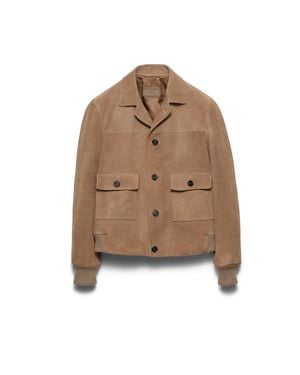 Prada Suede Jacket - Brown