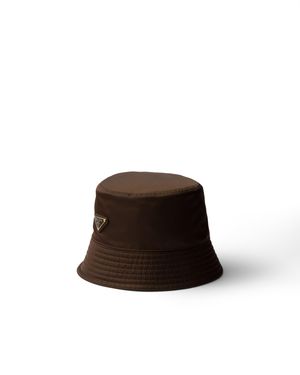 Prada Re-Nylon Bucket Hat, Burnt - Brown