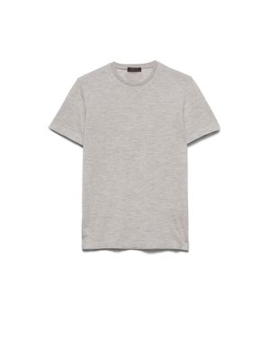 Prada Oversized Cashmere T-Shirt - Grey