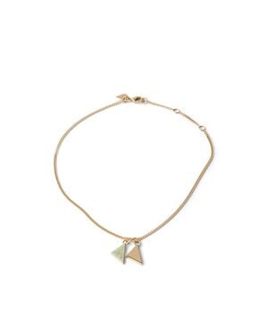 Prada Enameled Metal Necklace - Metallic