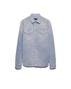 Prada Gabardine Shirt - Blue