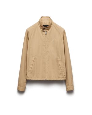Prada Cotton Blend Jacket - Natural