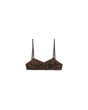 Prada Taffeta-Bh-Top, Damen, Größe - Weiß