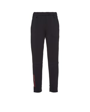 Prada Recycled Double Jersey Pants - Blue