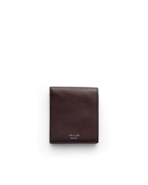 Prada Leather Wallet - Purple