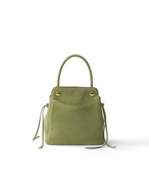 Prada Borsa A Mano Carry Mini - Verde