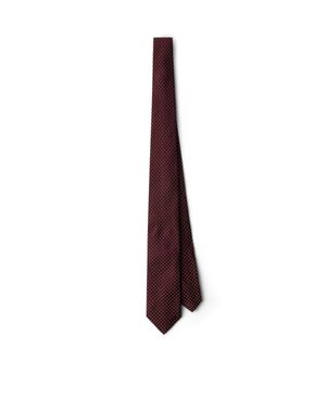 Prada Silk Tie - Purple