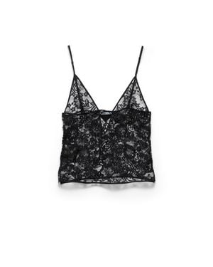 Prada Lace Top - Black