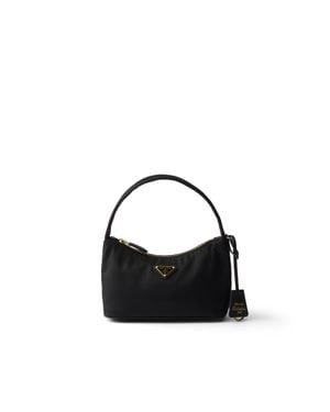 Prada Mini Sac Re-Edition 2008 En Re-Nylon, Femme - Noir