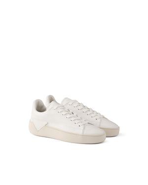 Prada Court Leather Trainers - White
