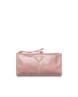 Prada Leather Pouch - Pink