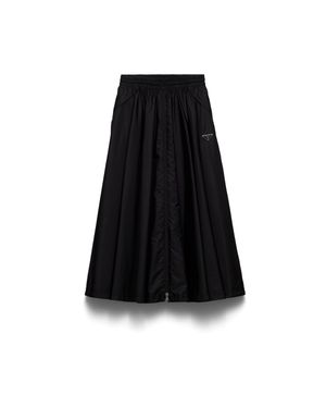 Prada Full Light Re-Nylon Skirt - Black