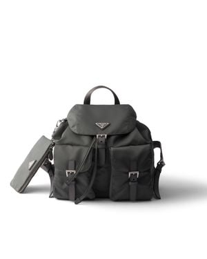 Prada Medium Re-Nylon Backpack - Black