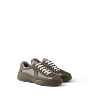 Prada Baskets America's Cup En Gomme Et Tissu Bike, Homme, Taille - Multicolore